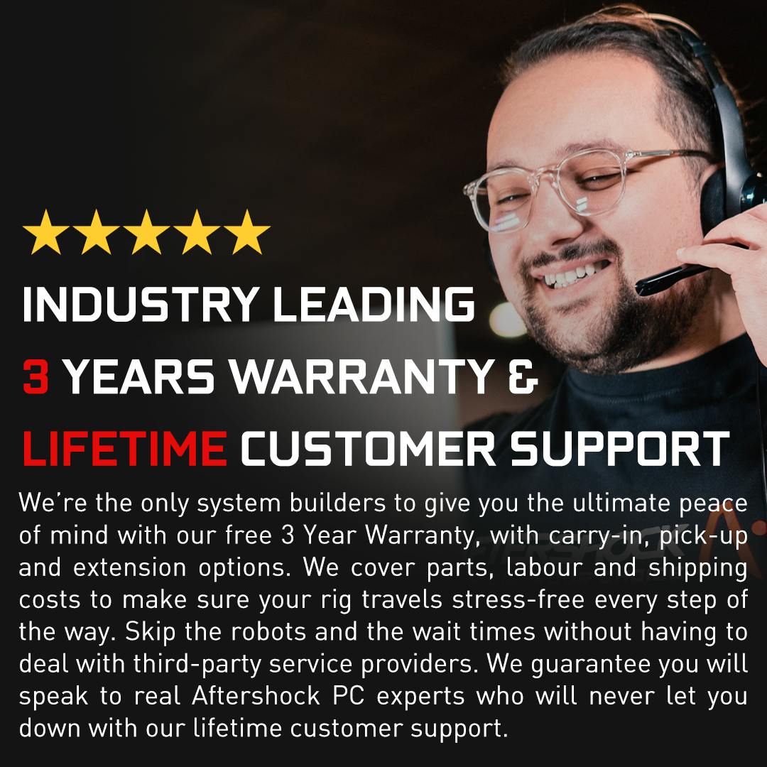 Industry Leading 3 warranty